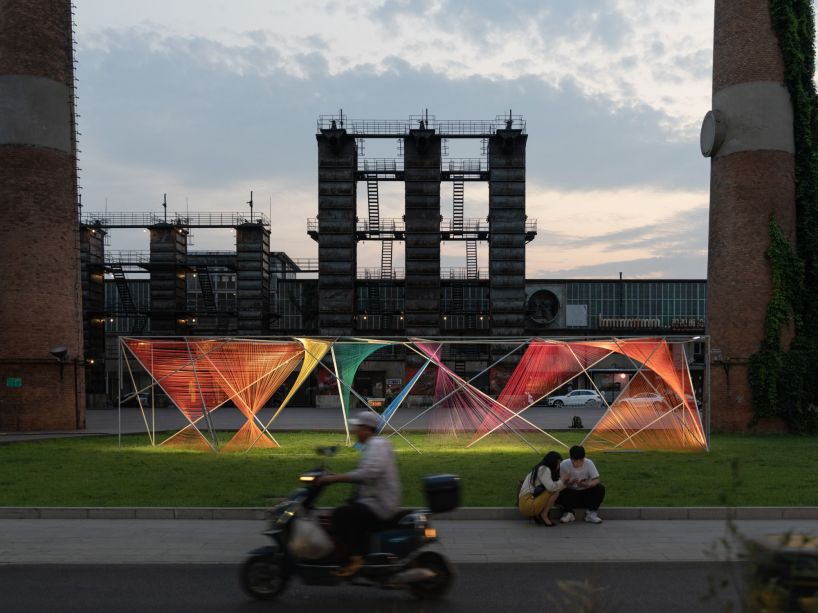 MARS studio intertwines flickering light and sound for multidimensional installation in beijing 