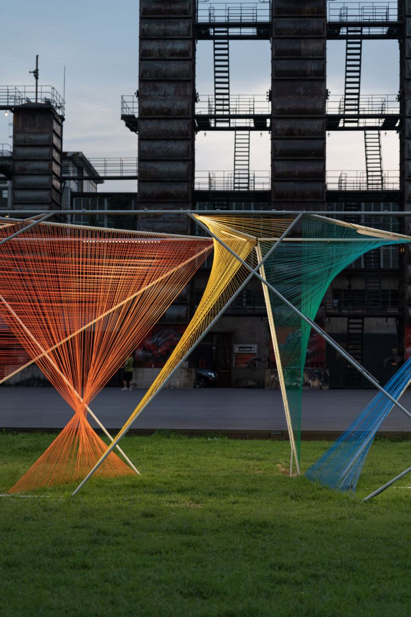 MARS studio intertwines flickering light and sound for multidimensional installation in beijing 