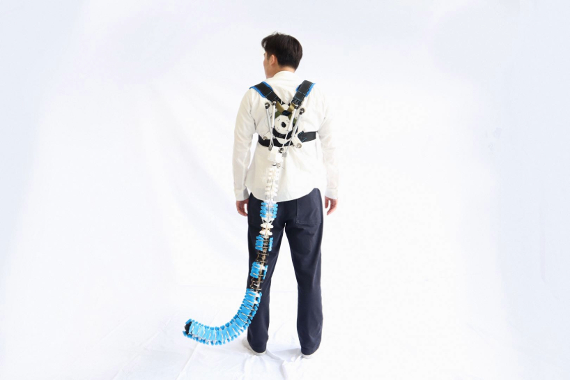augmented limb: a 3D printed robotic tail that enhances zero-gravity movement - 1