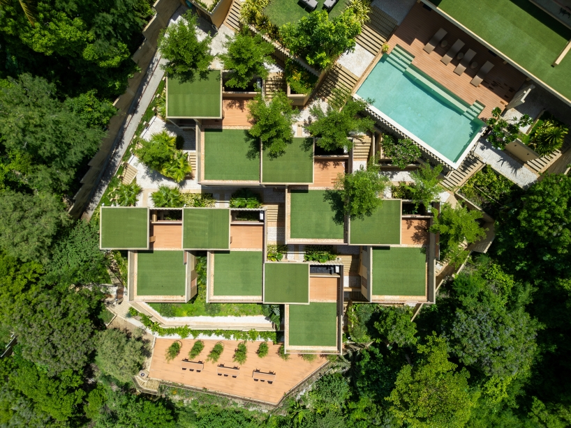 SLIC scatters cluster of brick and limestone villas 70 meters above philippines coastline