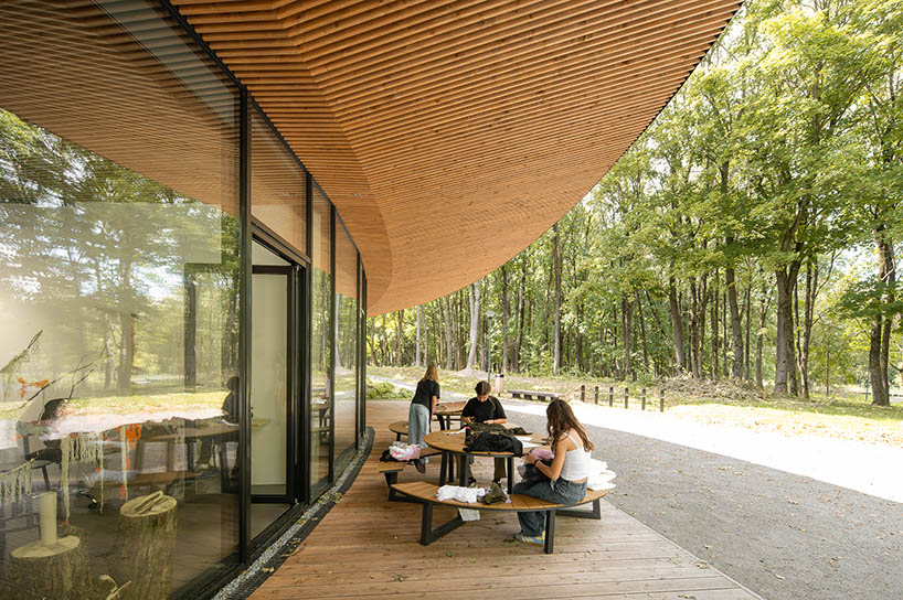 PUPA revitalizes historic red-brick manor in lithuania as contemporary art center