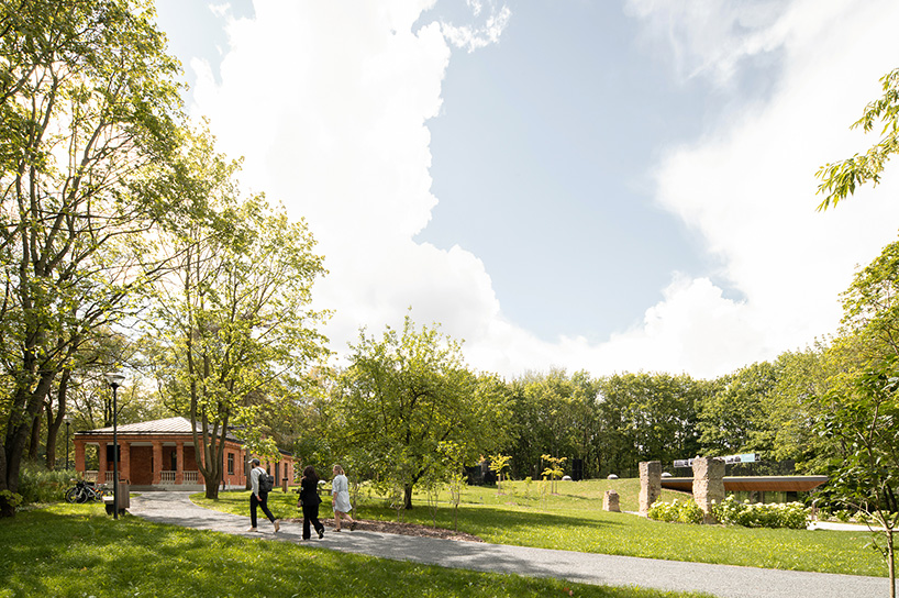 PUPA revitalizes historic red-brick manor in lithuania as contemporary art center