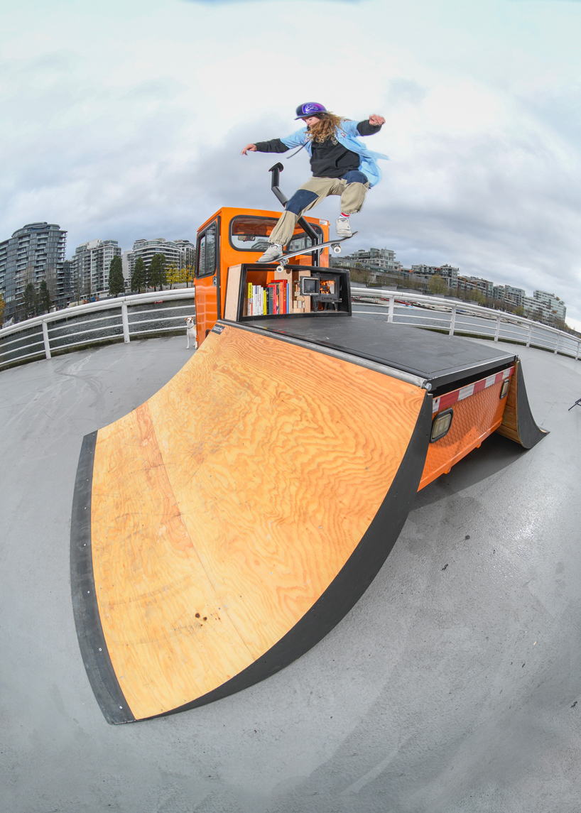 zenga bros' lamps, desks, and camper vans spontaneously turn into skateboard ramps