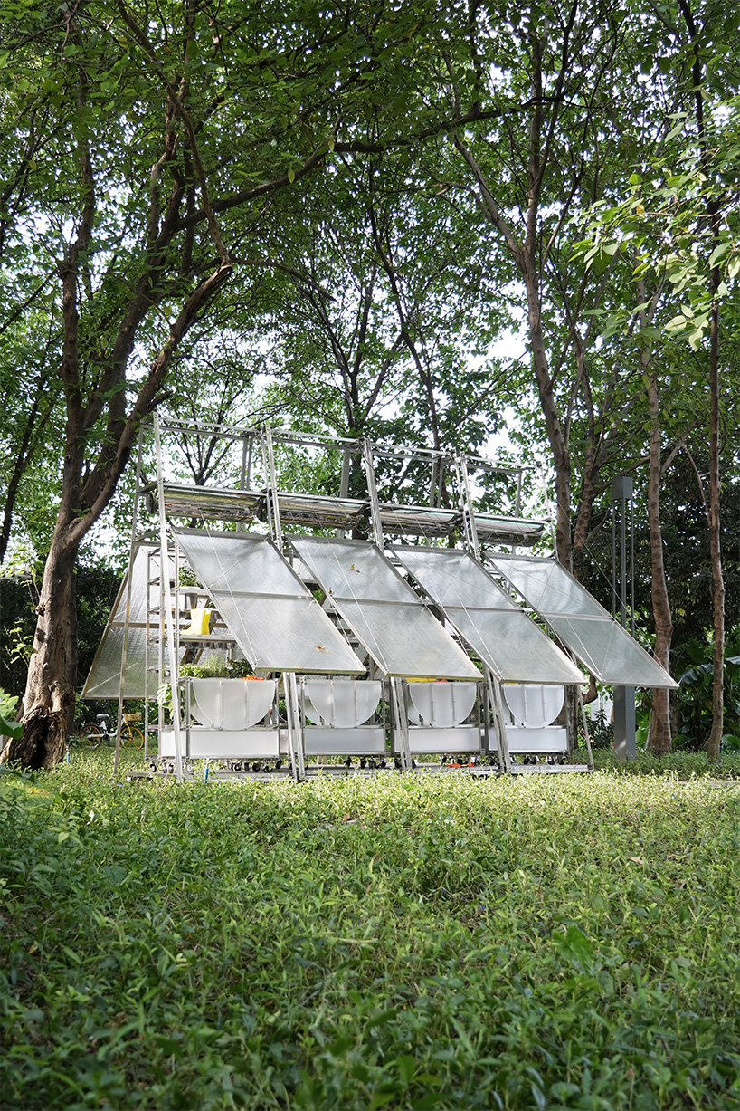 greenhouse and outdoor kitchen pavilion by office for roundtable in china bridges the body and land through food