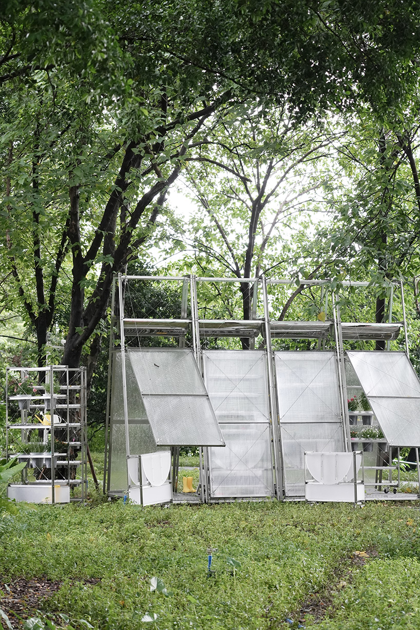 greenhouse and outdoor kitchen pavilion by office for roundtable in china bridges the body and land through food