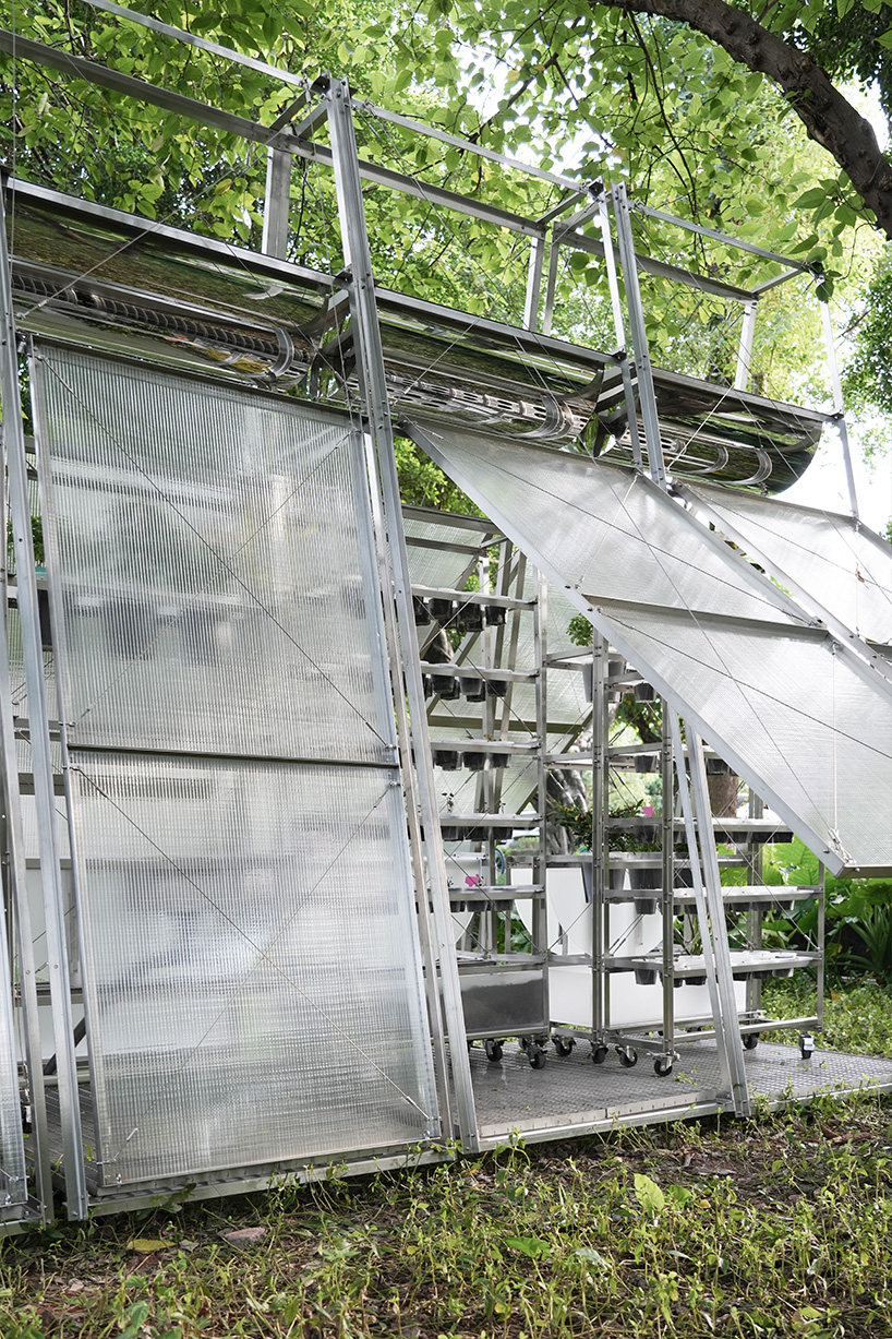 greenhouse and outdoor kitchen pavilion by office for roundtable in china bridges the body and land through food