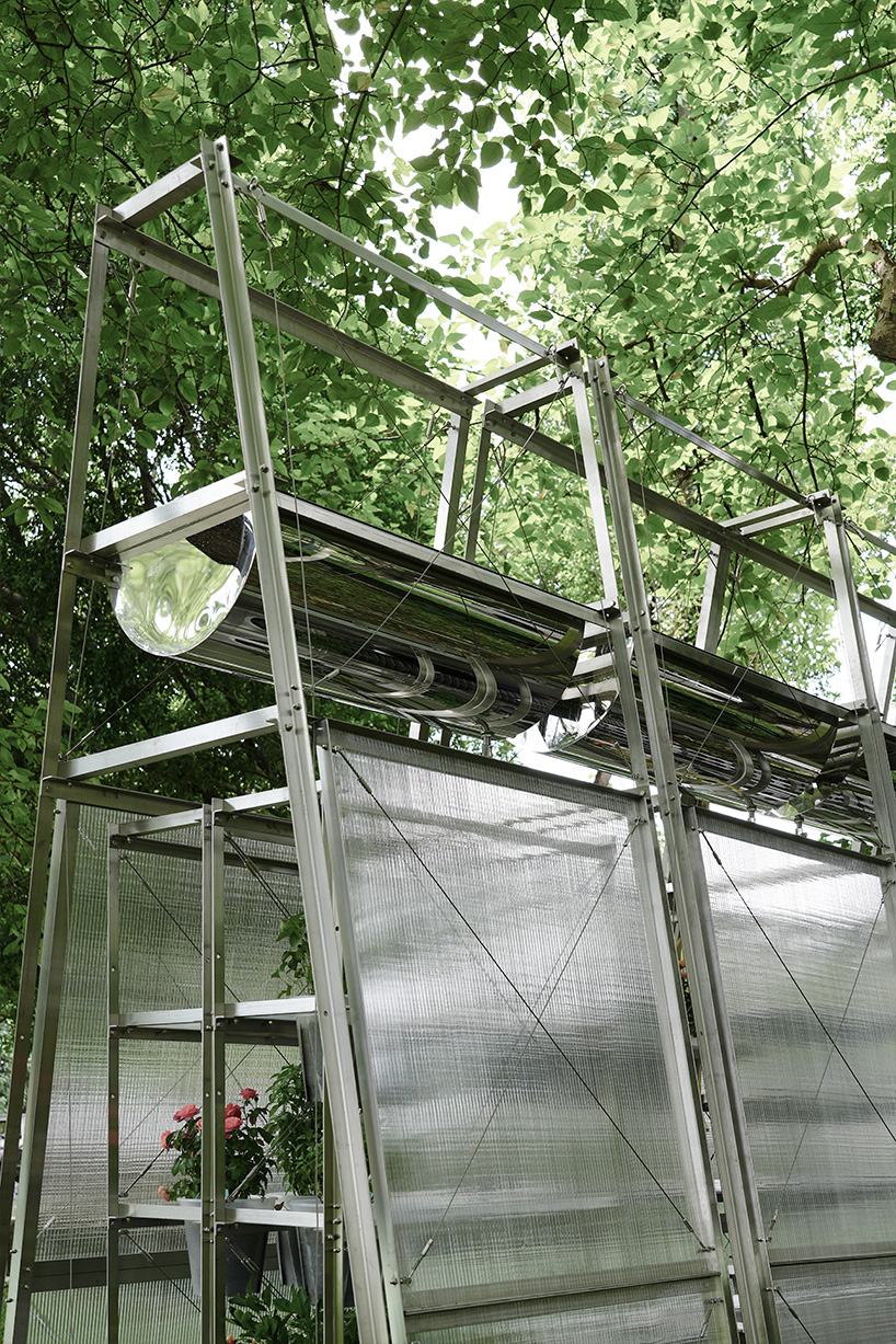greenhouse and outdoor kitchen pavilion by office for roundtable in china bridges the body and land through food