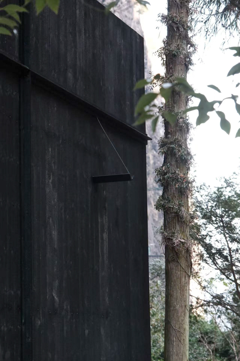 drop stop a pavilion in mountain for meditation on rainey days 10