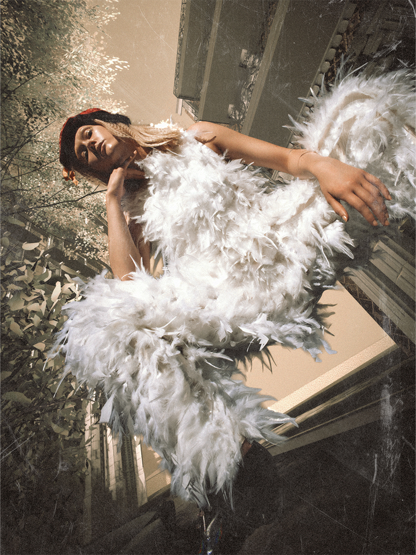avian-inspired kinetic clothing captures energy through human motion - 3