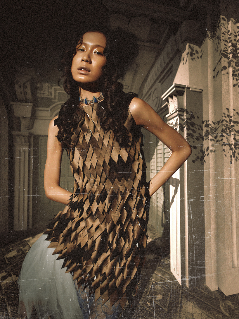 avian-inspired kinetic clothing captures energy through human motion - 4