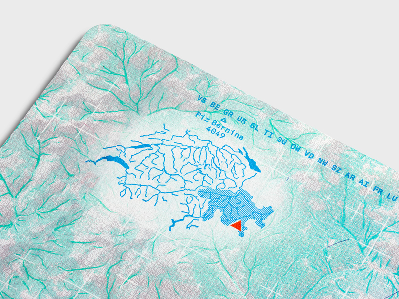 next-gen swiss passport by RETINAA illustrates nation's mountains, valleys, and monuments