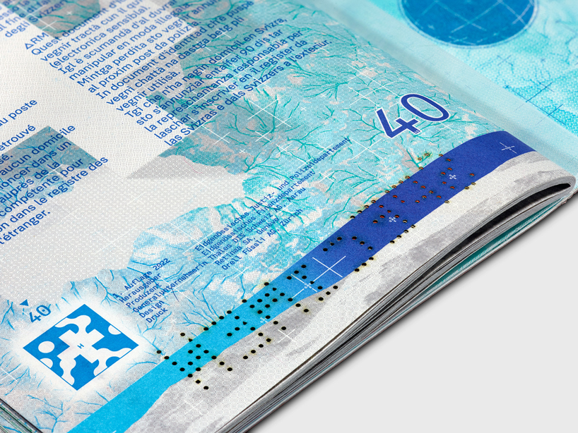 next-gen swiss passport by RETINAA illustrates nation's mountains, valleys, and monuments