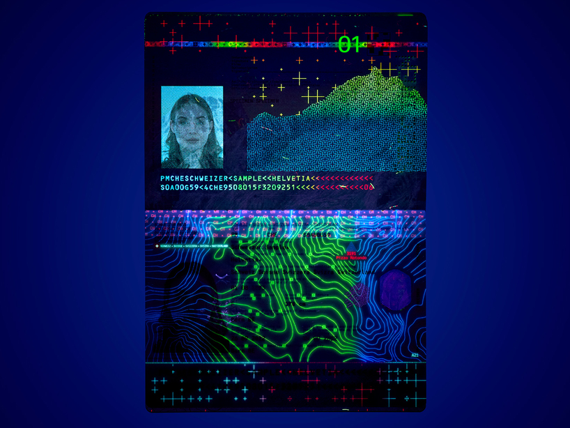 next-gen swiss passport by RETINAA illustrates nation's mountains, valleys, and monuments