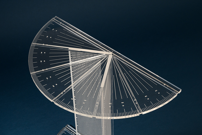 transparent measuring tools arrange floating orderly compositions by iyo hasegawa - 7