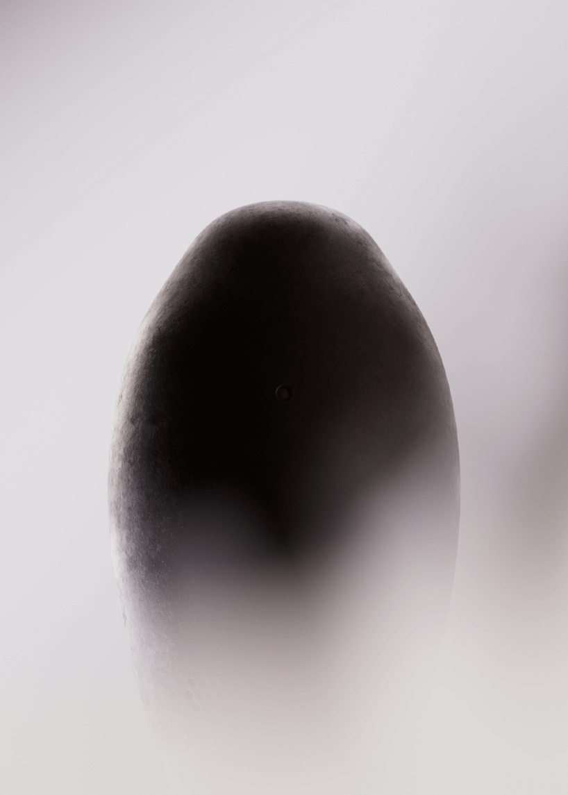james earls & ben levinas' ritual vessel, altar, records your touch and reminds you to breathe