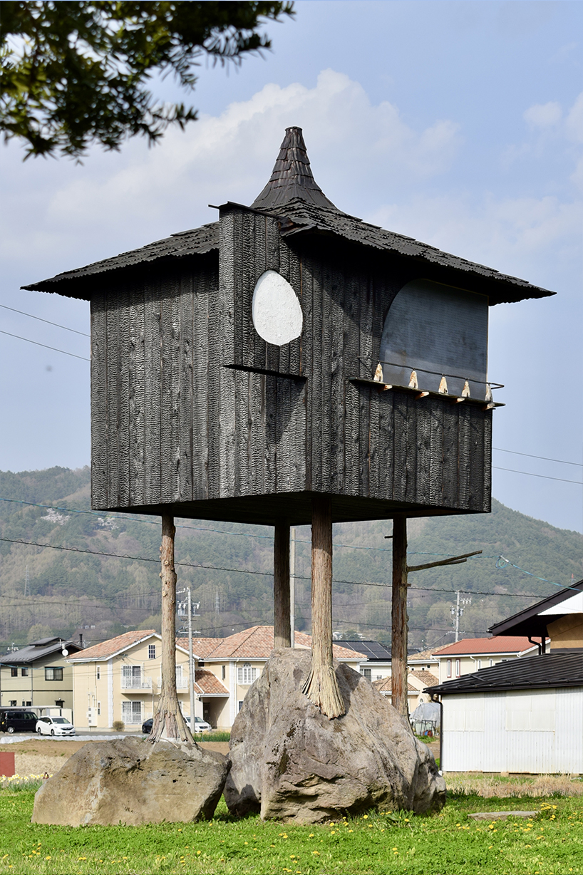 marco capitanio captures terunobu fujimori's curious flying tea houses across japan