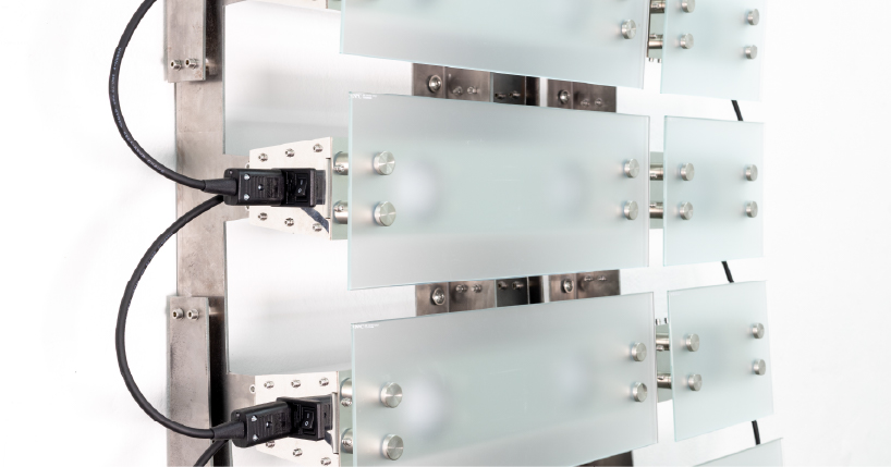 blind lucid umbrella installation