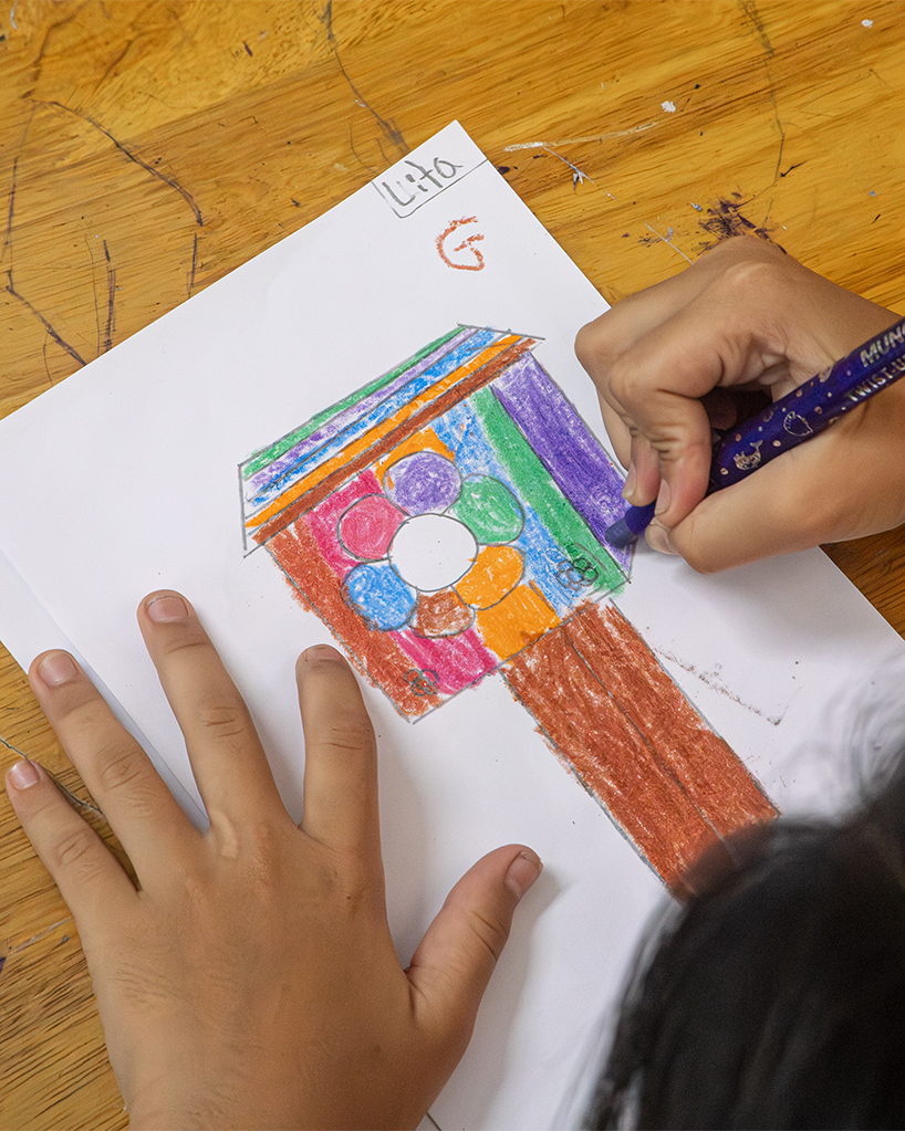 sculptural birdhouses emerge from children’s intuitive drawings and imagination - 7
