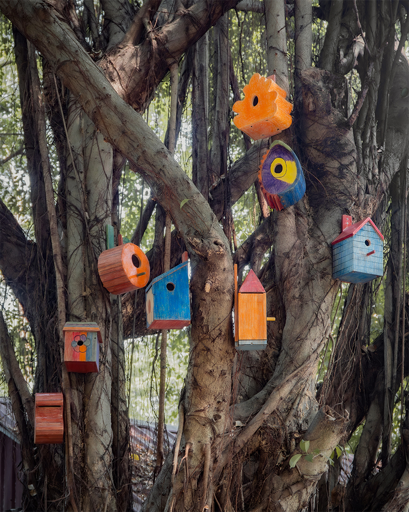 sculptural birdhouses emerge from children’s intuitive drawings and imagination - 3