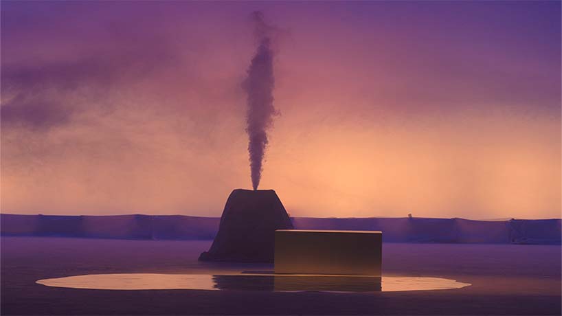 black void frames cloud installation as narrative tool in multimedia atmospheric performance - 4