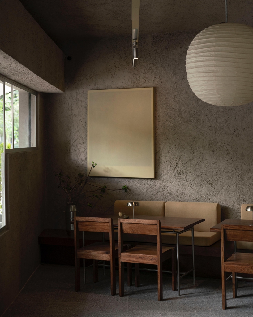 formant studio layers brutalist textures and local design at marne café in mexico city