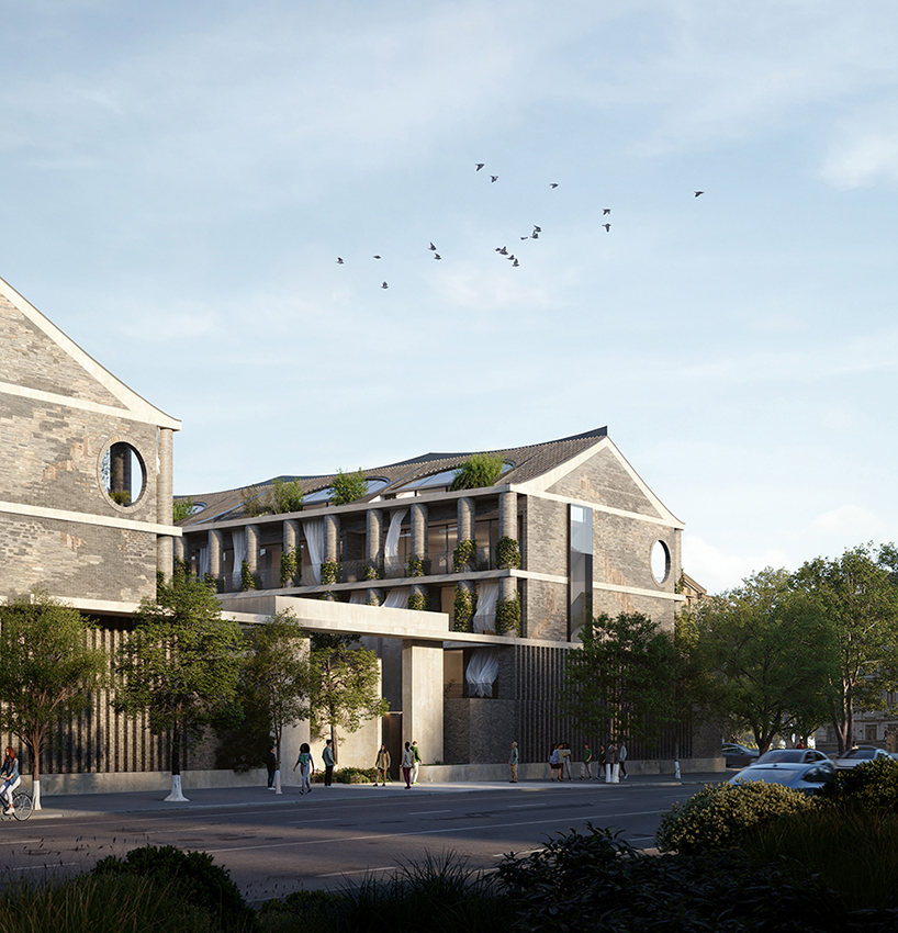 dhaus first project in china within nanjing historic city wall 12