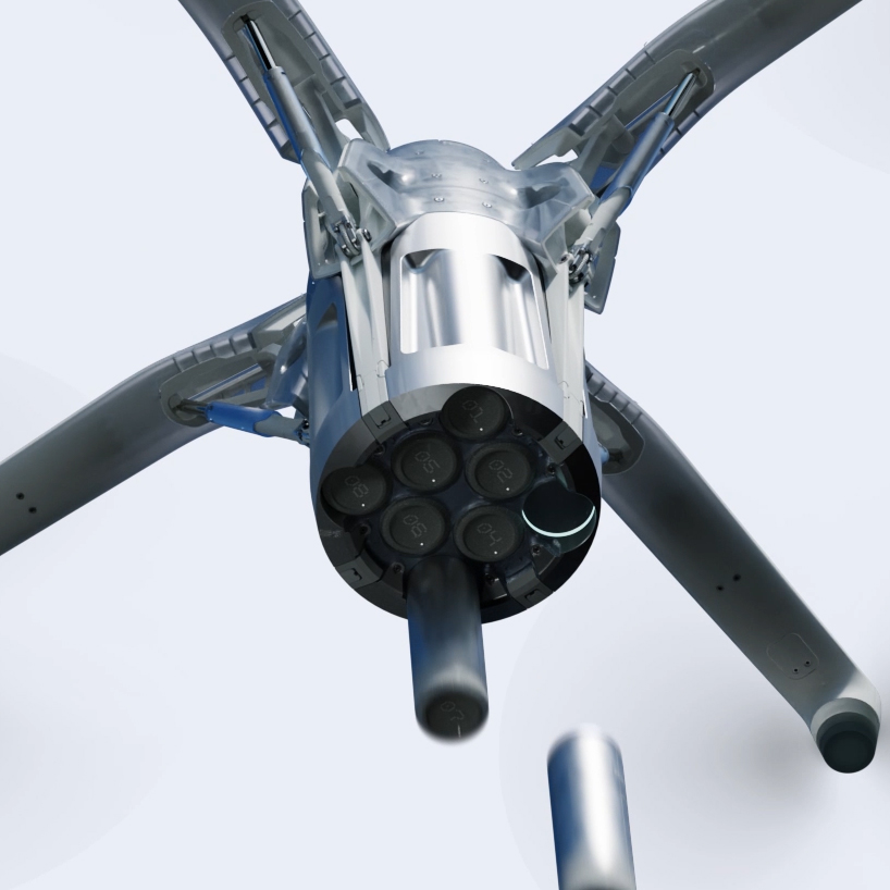 beer delivery drone parachutes