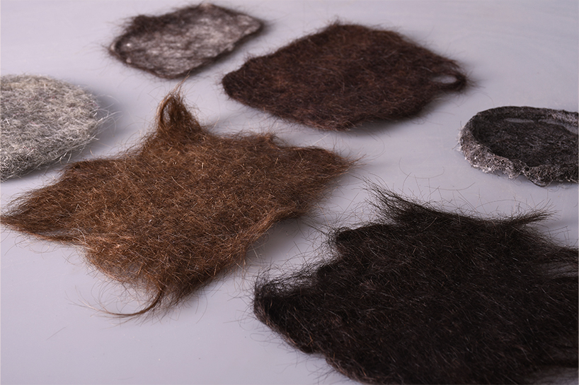 recontextualizing human hair waste as potential raw material for design