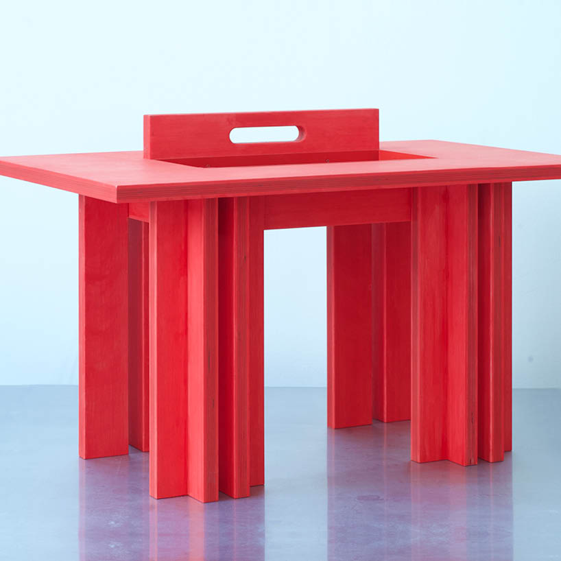 marek kounovsky designed the handle table a bamboo table for the young czech company frayer 6