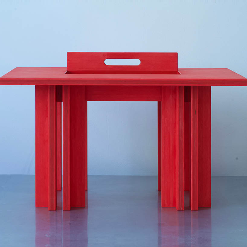 marek kounovsky designed the handle table a bamboo table for the young czech company frayer 8