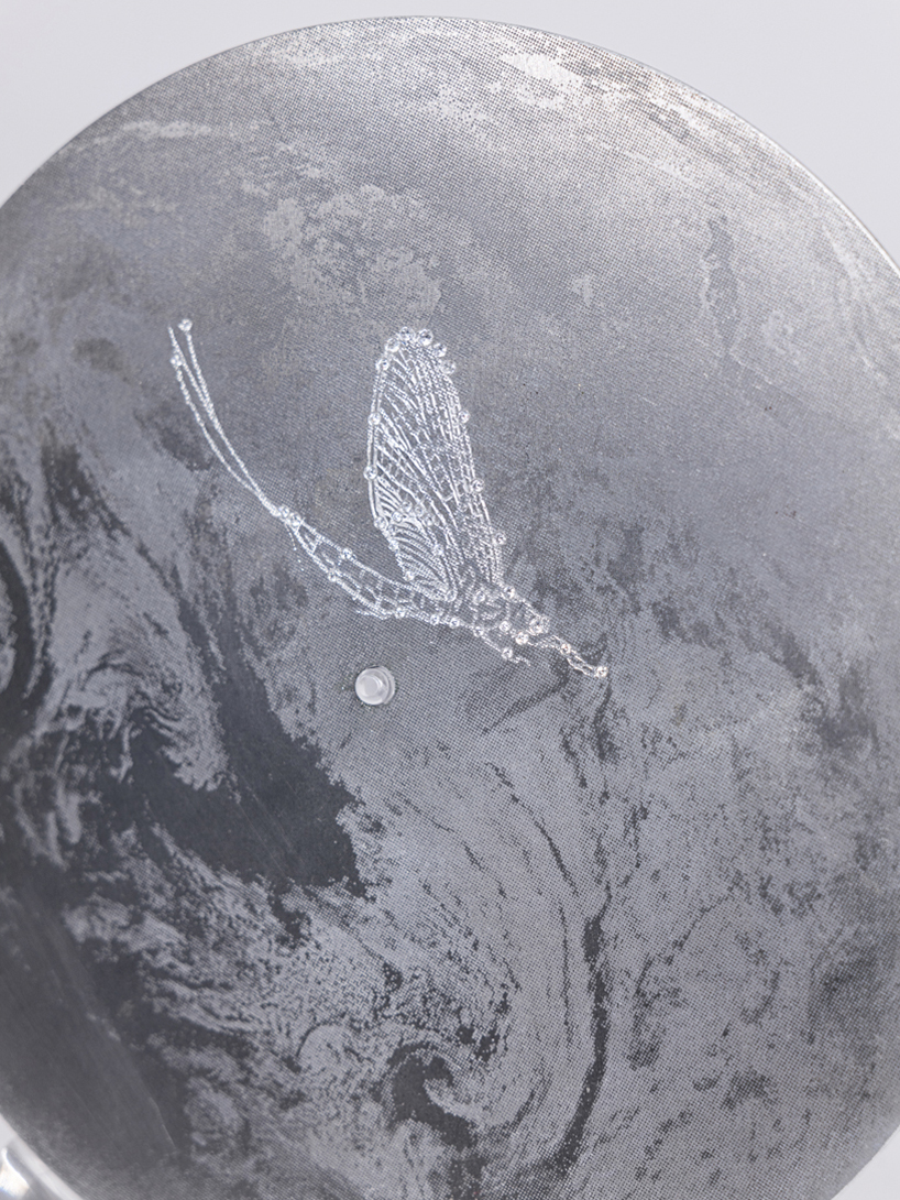 a reflective metal record maps sonic memory across time and space - 4