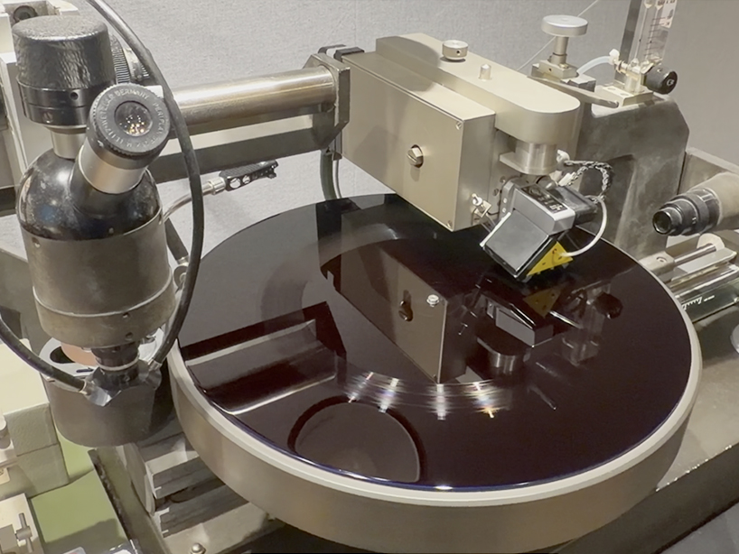 a reflective metal record maps sonic memory across time and space - 6