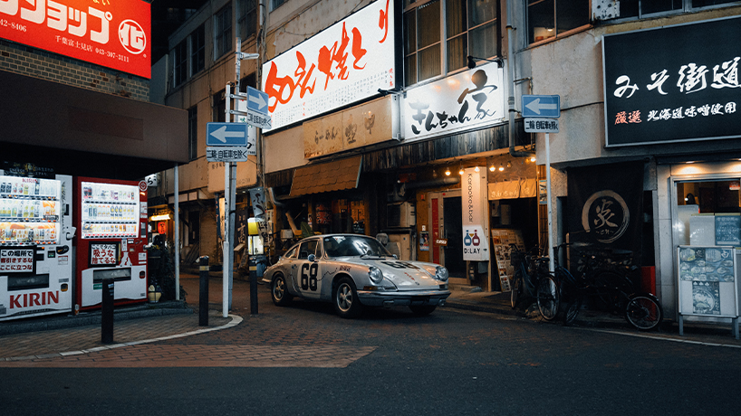 contact layer of shinjuku turning a 4000 km porsche journey into a physical art installation 7