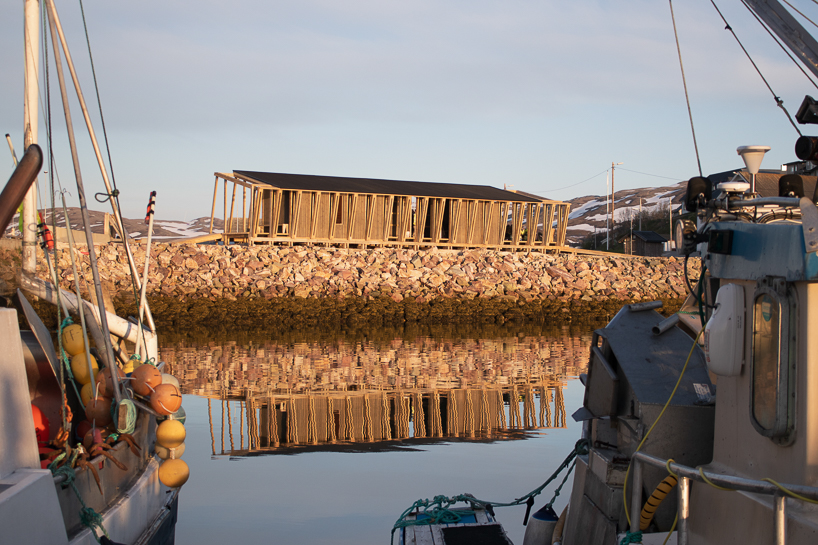 a timber ships hull becomes a community sauna on norways arctic coast 2