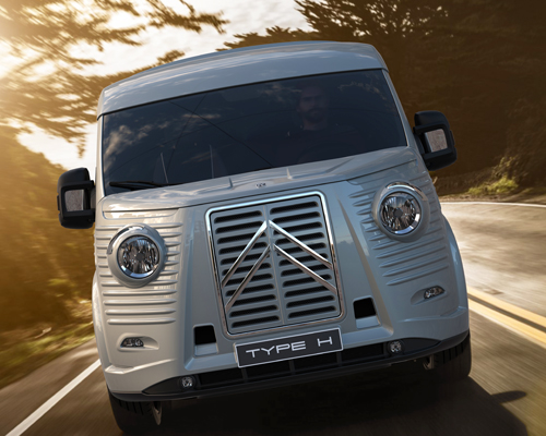 type H 70th anniversary van by david obendorfer + fabrizio caselani is a tribute to the iconic citroën HY