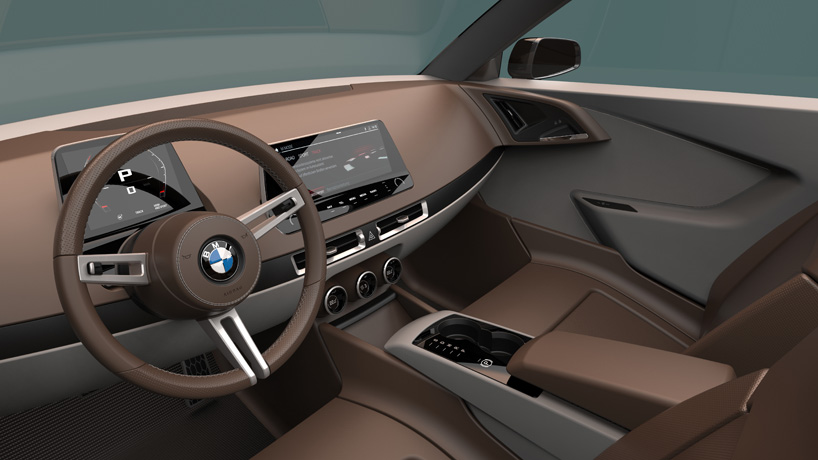 david obendorfer pays tribute to BMW’s first electric car with '02 reminiscence' concept designboom