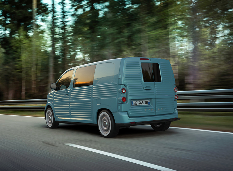 the new type HG van reinterprets the never born citroën type G prototype designboom