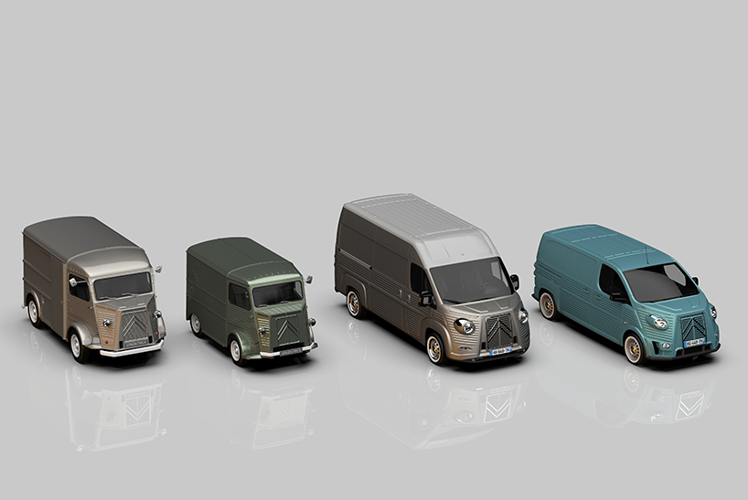 the new type HG van reinterprets the never born citroën type G prototype designboom