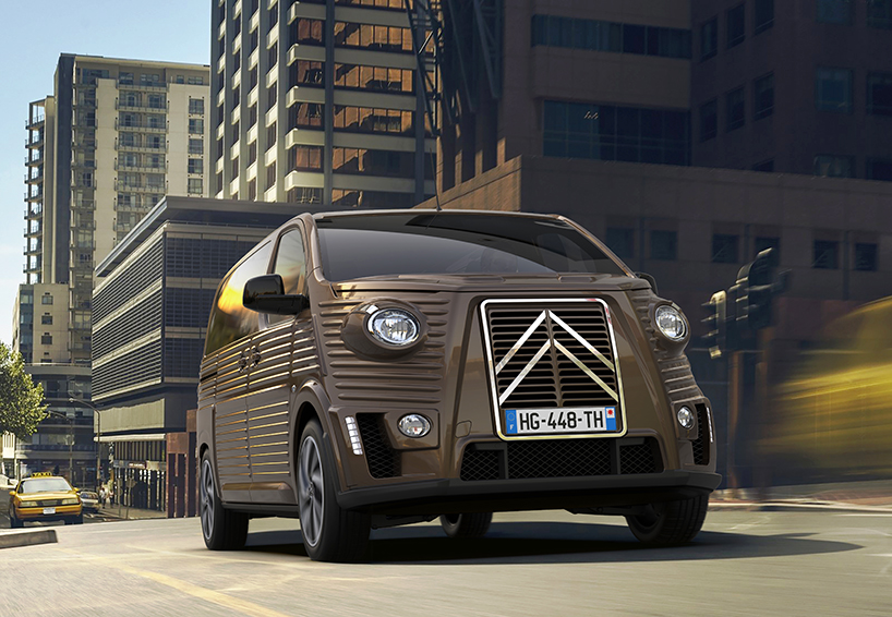 the new type HG van reinterprets the never born citroën type G prototype designboom