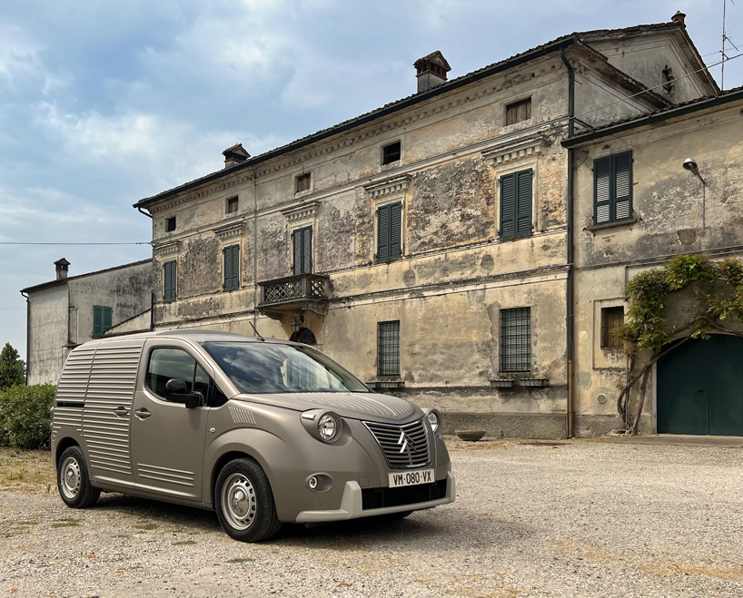 inspired by the 2CV van, citroen berlingo goes back in time