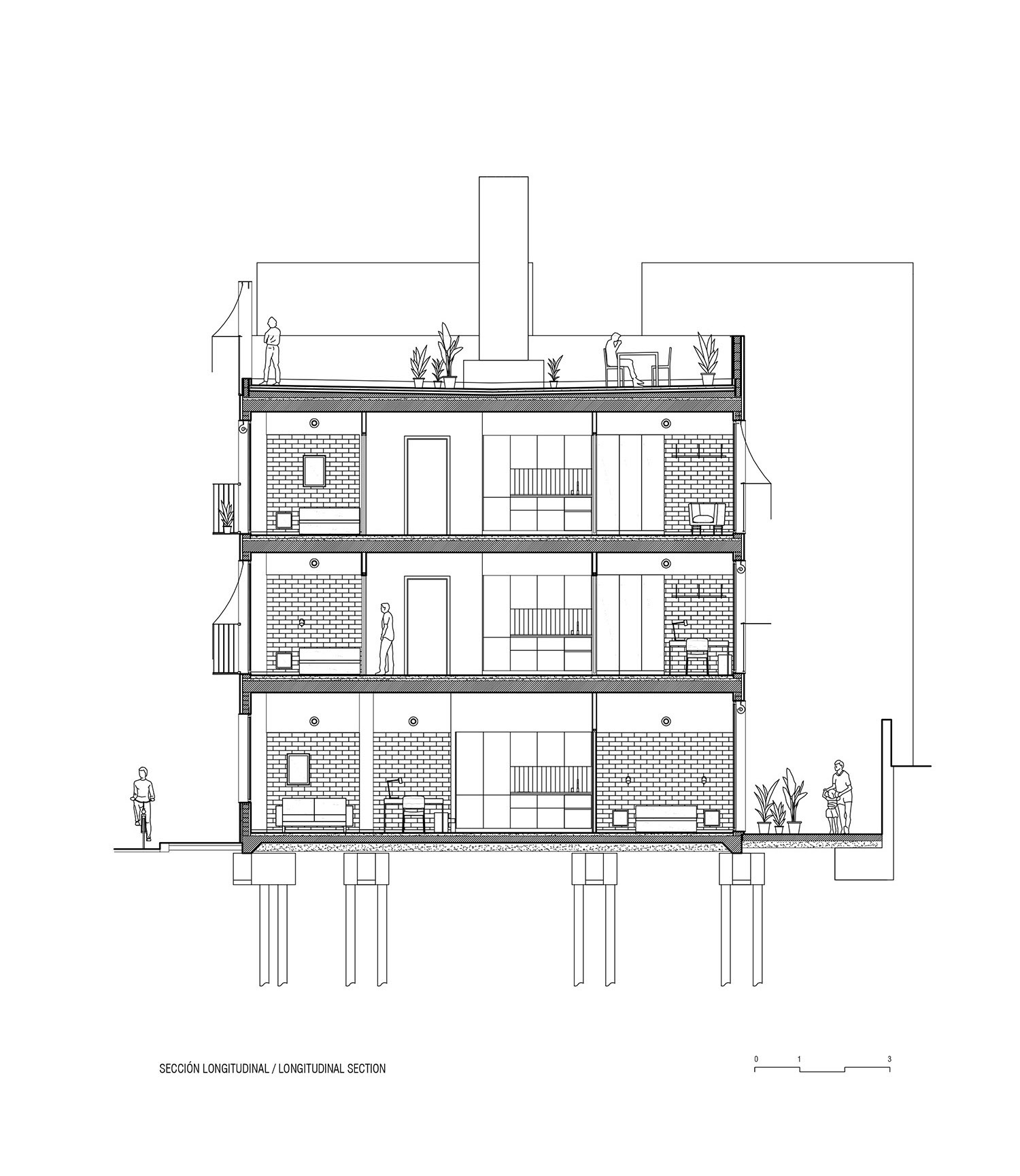 anna eugeni bach seven lives housing barcelona designboom