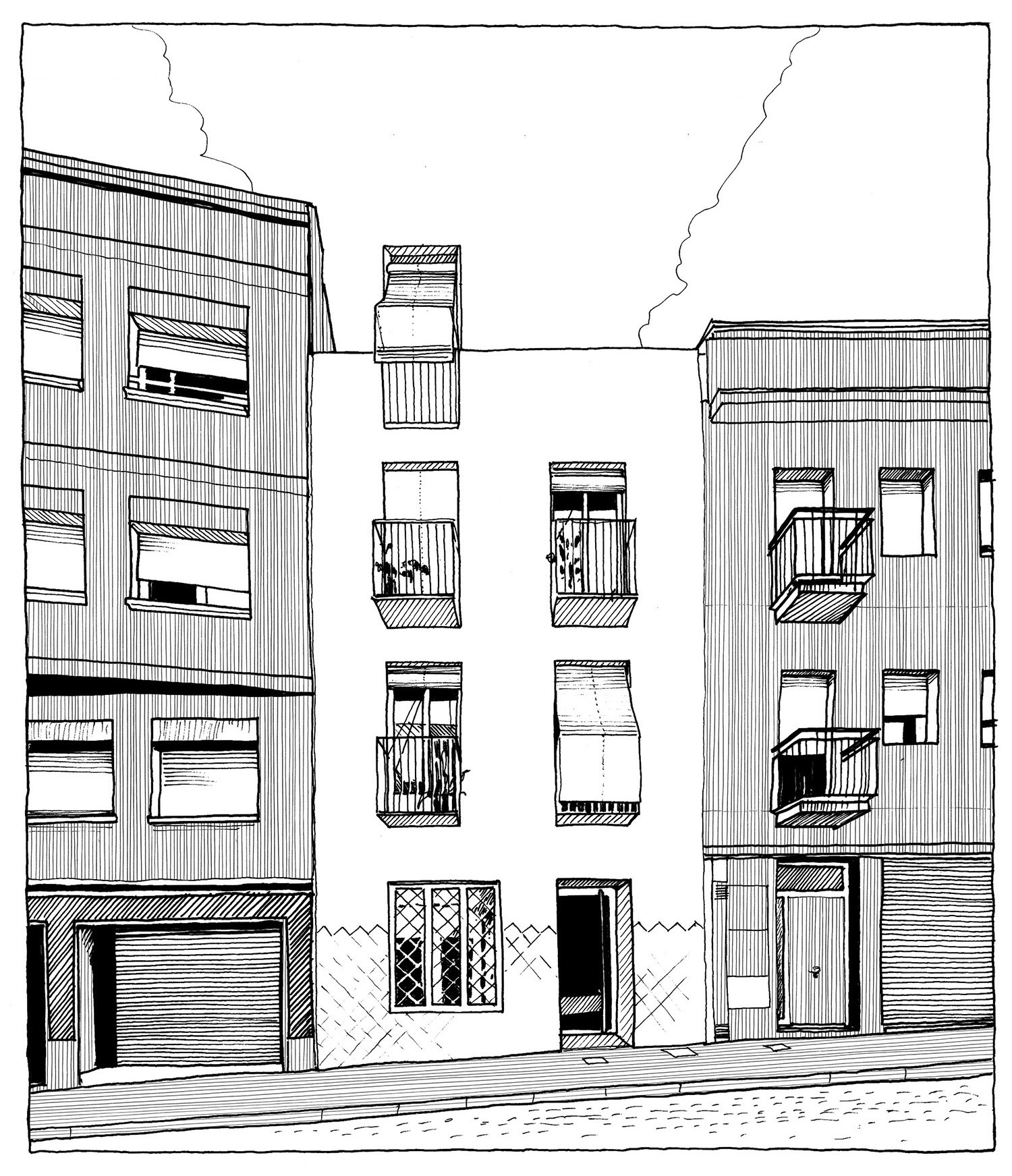 anna eugeni bach seven lives housing barcelona designboom