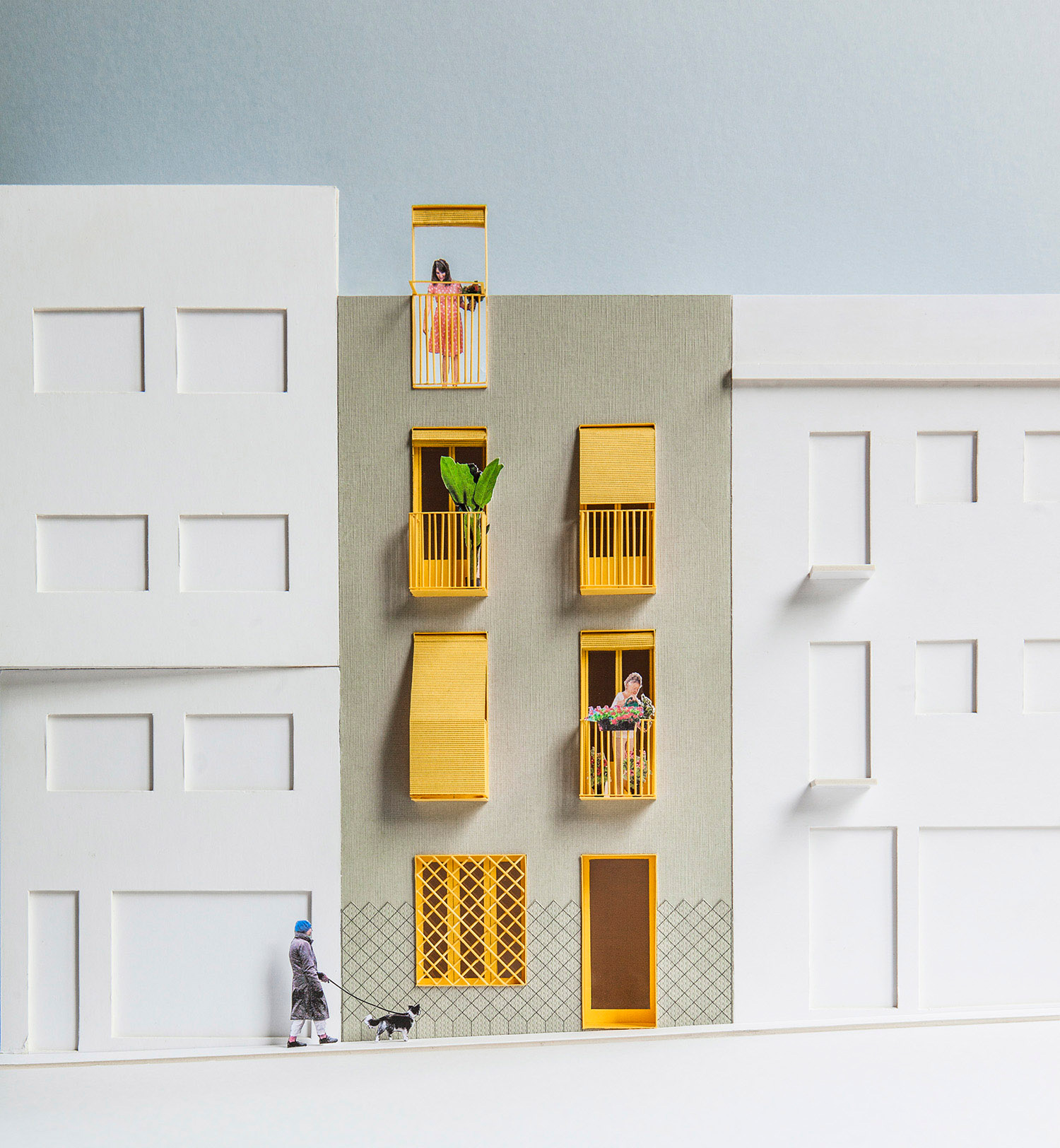 anna eugeni bach seven lives housing barcelona designboom