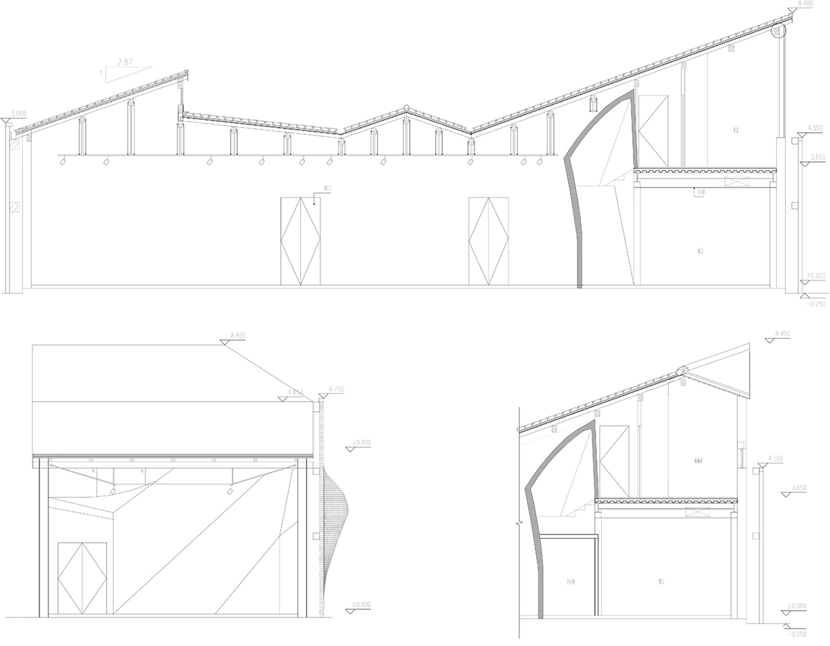 archi-union chi she exhibition gallery shanghai china designboom