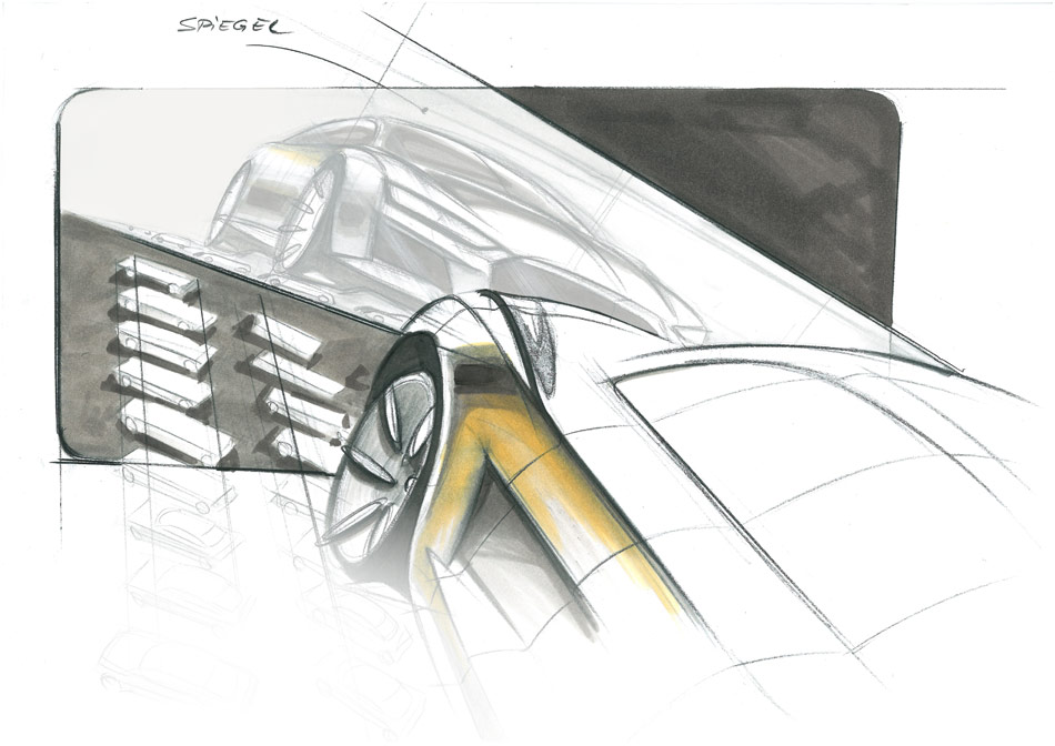 AUDI design wall installation at pinakothek der moderne