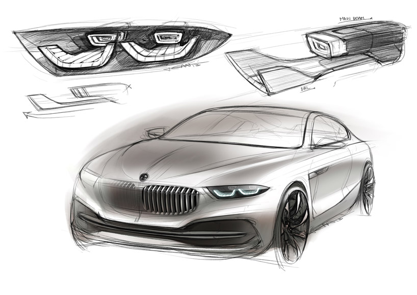 BMW pininfarina gran lusso coupe