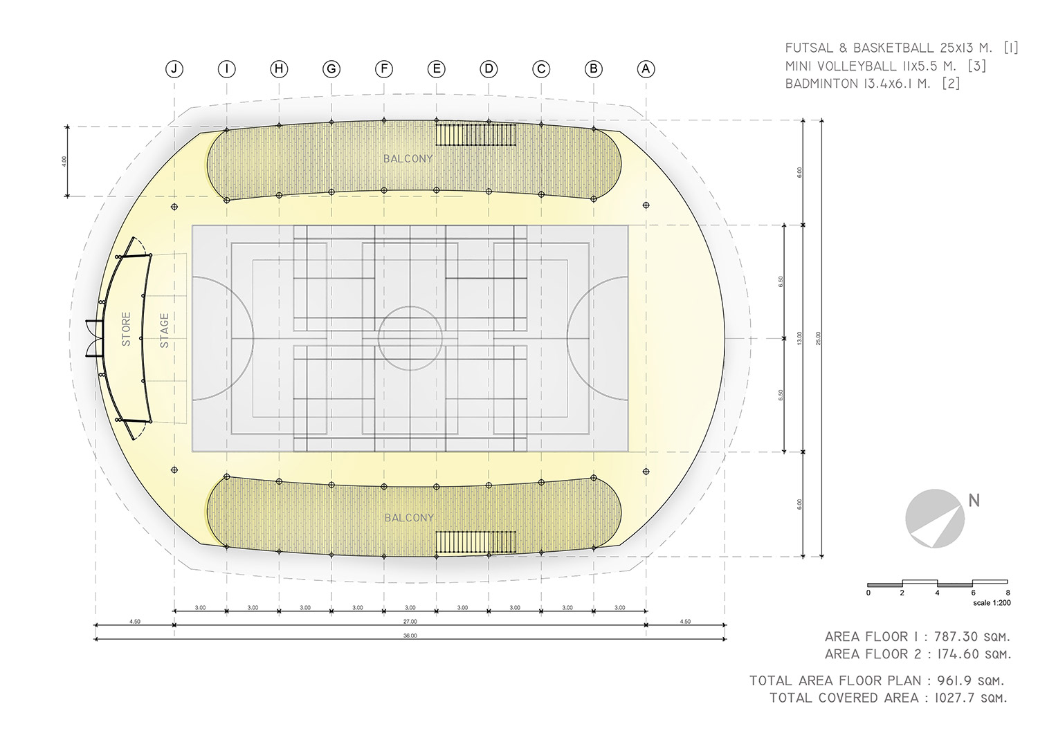 chiangmai life architects bamboo sports hall panyaden international school thailand designboom
