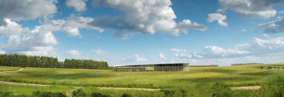 denton corker marshall stonehenge visitor centre designboom