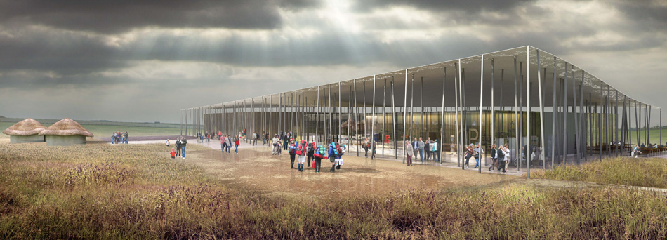 denton corker marshall stonehenge visitor centre designboom
