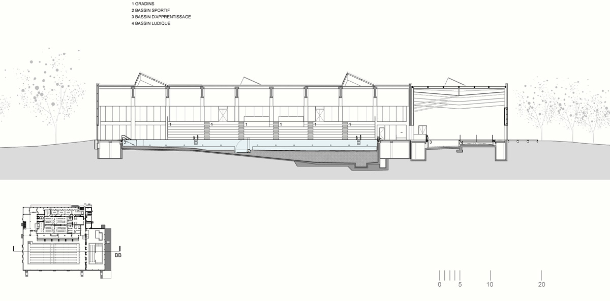 dietmar feichtinger architectes swimming pool kibitzenau designboom